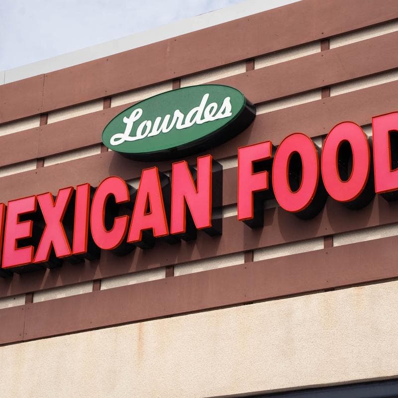 Restaurant sign